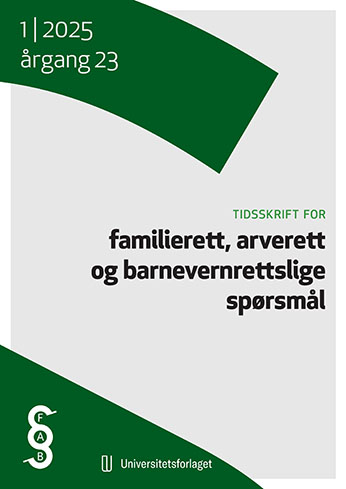 Tidsskrift for familierett, arverett og barnevernrettslige spørsmål